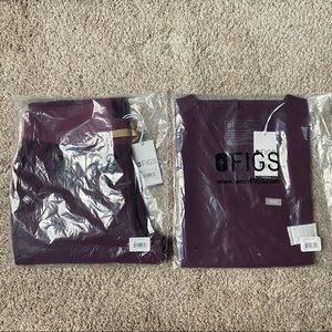 Figs Scrub Set Deep Purple (XS)